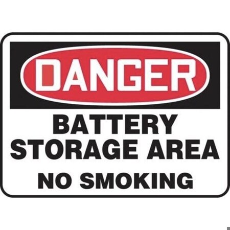 Accuform OSHA DANGER SAFETY SIGN BATTERY MELC142XT MELC142XT
